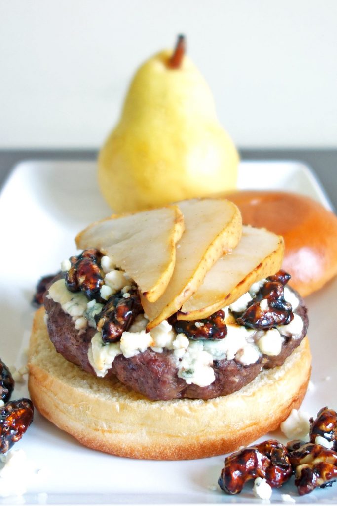 This Pear & Walnut Burger is delicious and impressive, but it’s actually easy to make!